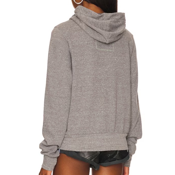 NEW Aviator Nation Ninja Pullover Hoodie in Heather Grey Sweatshirt Dust Bag XL - Picture 4 of 16